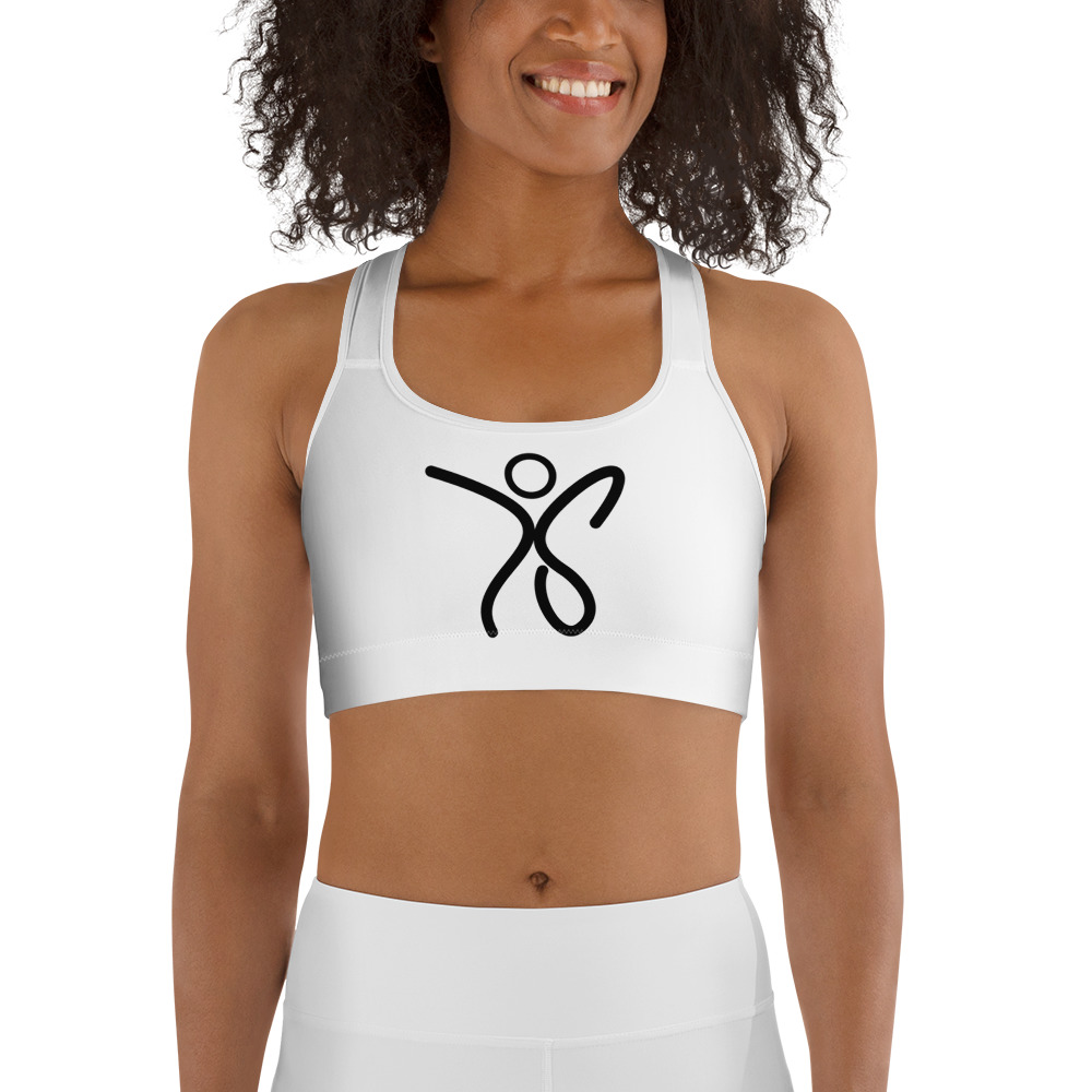 Taryn Stewart Sports Bra - White and Black